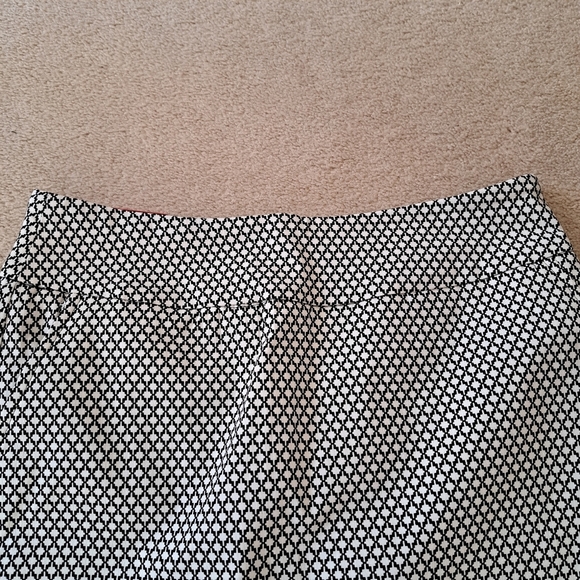 ❤️S.C.& Co. Pull On Skort Black And White Print Stretch Skirt Various Sizes New! - Picture 3 of 13
